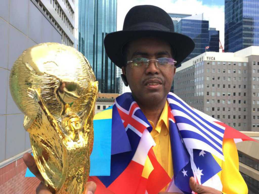 Soccer Superfan Aims To Start Tournament For World Peace