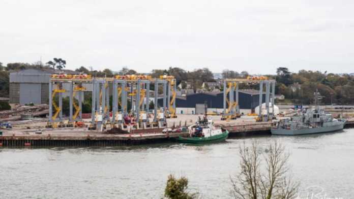 Busy Port Of Cork Assembles To Ship Eight Liebherr Cranes To Somaliland