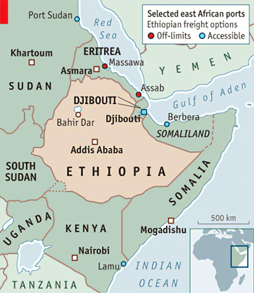 How Will Landlocked Ethiopia Get Direct Access To A Port