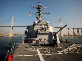 CENTCOM US Destroyer Downs 14 Drones Launched By Yemen’s Houthis In Red Sea