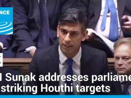 UK PM Rishi Sunak Addresses Parliament On Striking Houthi Targets In Yemen
