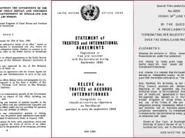 The Unassailable Case: How Somaliland’s 1960 Treaties Cement Its De Jure Statehood Under International Law The Unassailable Case, How Somaliland's 1960 Treaties Cement Its De Jure Statehood Under International Law